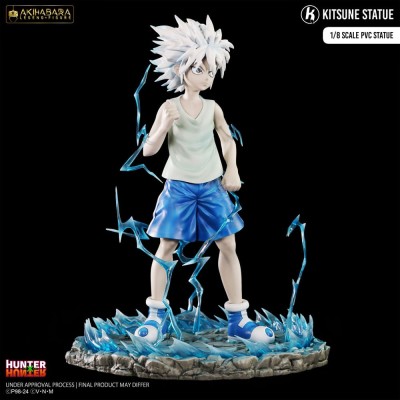 HUNTER X HUNTER - Kirua (God Speed Mode) Akihabara Legend 1/8 Kitsune Statue PVC Figure 21 cm