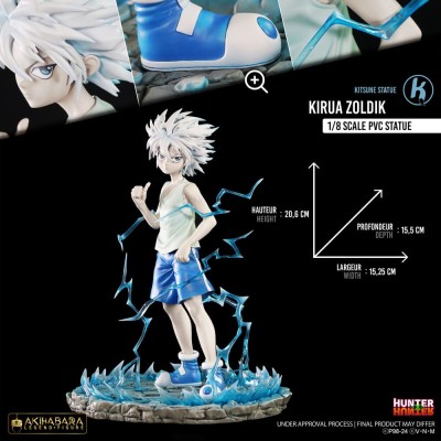 HUNTER X HUNTER - Kirua (God Speed Mode) Akihabara Legend 1/8 Kitsune Statue PVC Figure 21 cm