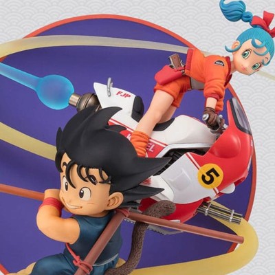 DRAGON BALL - Son Goku & Bulma Figuarts ZERO Bandai PVC Figure 18 cm