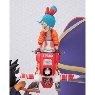 DRAGON BALL - Son Goku & Bulma Figuarts ZERO Bandai PVC Figure 18 cm