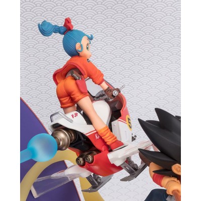 DRAGON BALL - Son Goku & Bulma Figuarts ZERO Bandai PVC Figure 18 cm