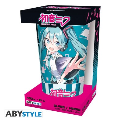 HATSUNE MIKU - Musical City Bicchiere in vetro Large Glass 400 ml