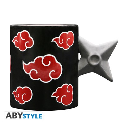 NARUTO SHIPPUDEN Mug 3D handle - Shuriken Akatsuki 460 ml