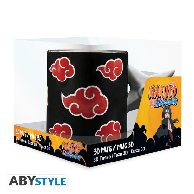 NARUTO SHIPPUDEN Mug 3D handle - Shuriken Akatsuki 460 ml