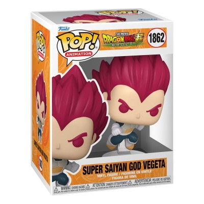 DRAGON BALL - Vegeta Super Saiyan God Funko Pop 1862