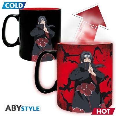 NARUTO SHIPPUDEN - Gift Set Mug Heat Change + Coaster Akatsuki