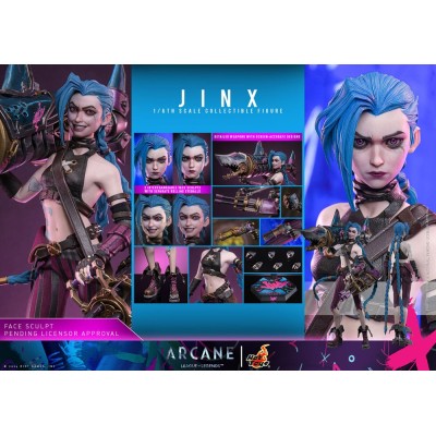 ARCANE - Jinx 1/6 Hot Toys Action Figure 27 cm