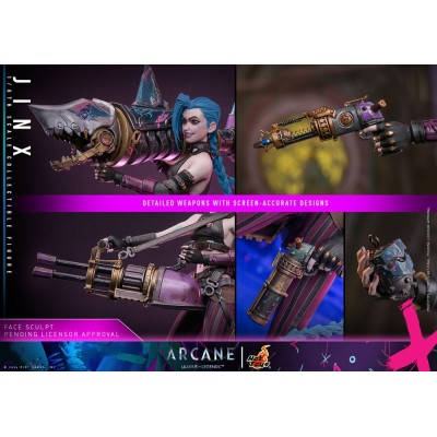 ARCANE - Jinx 1/6 Hot Toys Action Figure 27 cm