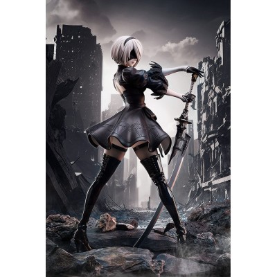 NIER AUTOMATA Ver1.1a - 2B (YoRHa No.2 Type B) 1/4 Freeing PVC Figure 45 cm