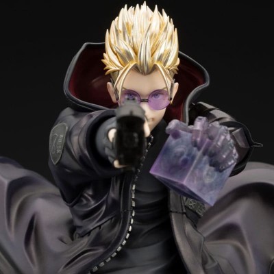 TRIGUN STAMPEDE - Vash the Stampede The Gunman in Black Ver. ARTFXJ 1/8 Kotobukiya PVC Figure 22 cm