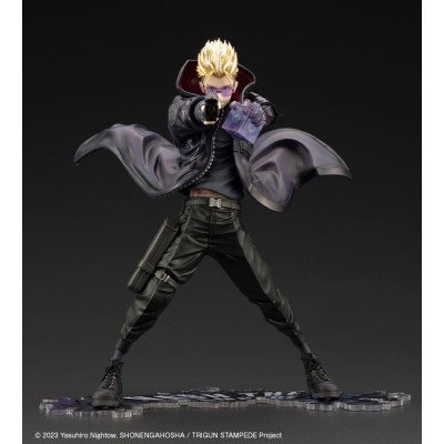 TRIGUN STAMPEDE - Vash the Stampede The Gunman in Black Ver. ARTFXJ 1/8 Kotobukiya PVC Figure 22 cm