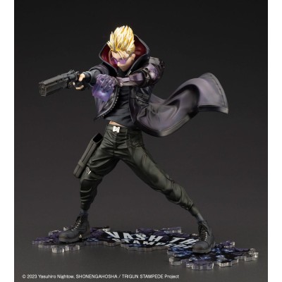 TRIGUN STAMPEDE - Vash the Stampede The Gunman in Black Ver. ARTFXJ 1/8 Kotobukiya PVC Figure 22 cm