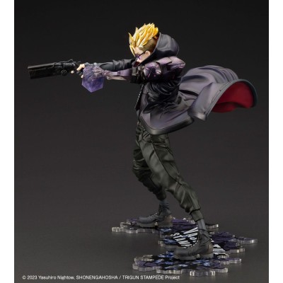 TRIGUN STAMPEDE - Vash the Stampede The Gunman in Black Ver. ARTFXJ 1/8 Kotobukiya PVC Figure 22 cm