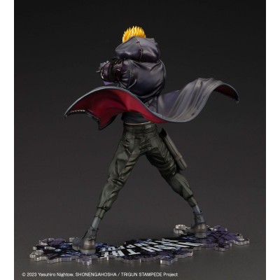 TRIGUN STAMPEDE - Vash the Stampede The Gunman in Black Ver. ARTFXJ 1/8 Kotobukiya PVC Figure 22 cm