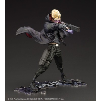 TRIGUN STAMPEDE - Vash the Stampede The Gunman in Black Ver. ARTFXJ 1/8 Kotobukiya PVC Figure 22 cm