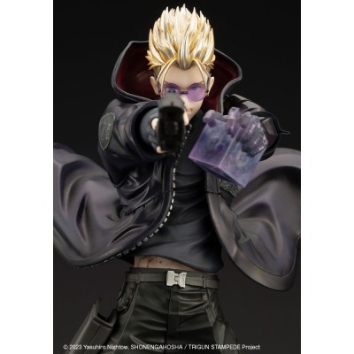 TRIGUN STAMPEDE - Vash the Stampede The Gunman in Black Ver. ARTFXJ 1/8 Kotobukiya PVC Figure 22 cm