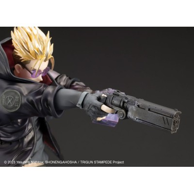 TRIGUN STAMPEDE - Vash the Stampede The Gunman in Black Ver. ARTFXJ 1/8 Kotobukiya PVC Figure 22 cm