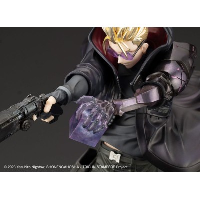 TRIGUN STAMPEDE - Vash the Stampede The Gunman in Black Ver. ARTFXJ 1/8 Kotobukiya PVC Figure 22 cm