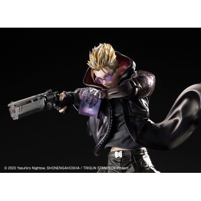 TRIGUN STAMPEDE - Vash the Stampede The Gunman in Black Ver. ARTFXJ 1/8 Kotobukiya PVC Figure 22 cm