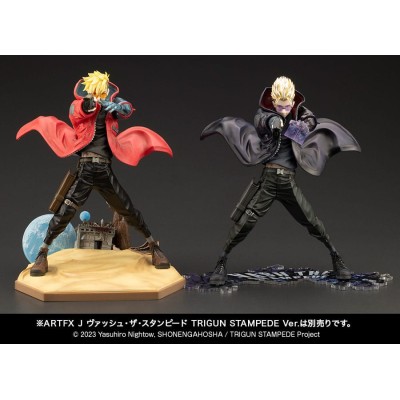 TRIGUN STAMPEDE - Vash the Stampede The Gunman in Black Ver. ARTFXJ 1/8 Kotobukiya PVC Figure 22 cm