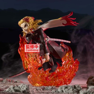 DEMON SLAYER - Kyojuro Rengoku Vibration Stars Plus Banpresto PVC Figure 14 cm