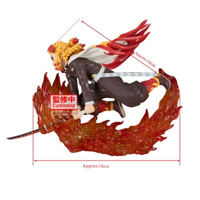 DEMON SLAYER - Kyojuro Rengoku Vibration Stars Plus Banpresto PVC Figure 14 cm