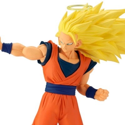 DRAGON BALL Z - Son Goku Super Saiyan 3 (Vs Majin Buu) Match Makers Banpresto PVC Figure 17 cm