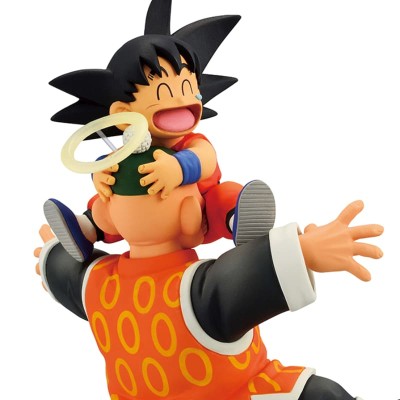 DRAGON BALL - Son Goku & Grandpa Son Gohan Dragon History II Bandai Ichibansho 16 cm