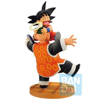 DRAGON BALL - Son Goku & Grandpa Son Gohan Dragon History II Bandai Ichibansho 16 cm