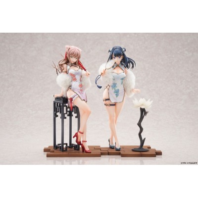 GRIDMAN UNIVERSE - Rikka & Yume China Dress Ver. 1/7 Apex PVC Figure 25 cm