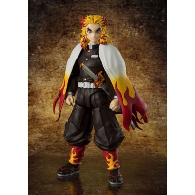 DEMON SLAYER - Kyojuro Rengoku S.H.Figuarts Bandai Action Figure 15 cm