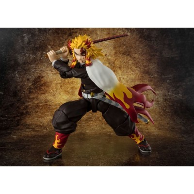 DEMON SLAYER - Kyojuro Rengoku S.H.Figuarts Bandai Action Figure 15 cm