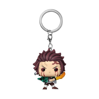 DEMON SLAYER - Tanjiro (Sun Breathing)  Funko Pop Keychains 4 cm