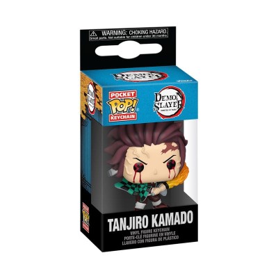 DEMON SLAYER - Tanjiro (Sun Breathing)  Funko Pop Keychains 4 cm