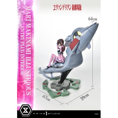 EVANGELION - Mari Makinami Illustrious Normal Ver. Ultimate Premium Masterline Series 1/4 Prime 1 Studio Figure 64 cm