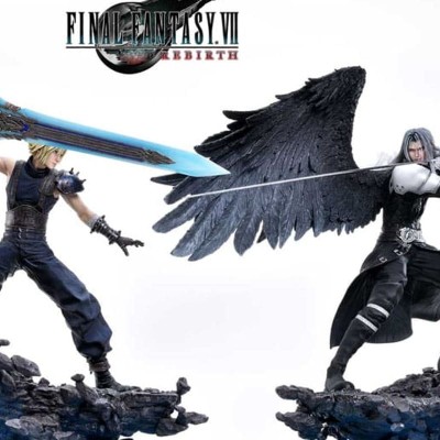 FINAL FANTASY VII Rebirth - Cloud Strife VS Sephiroth Square Enix 1/4 Figure 69 cm