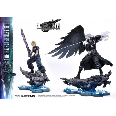 FINAL FANTASY VII Rebirth - Cloud Strife VS Sephiroth Square Enix 1/4 Figure 69 cm