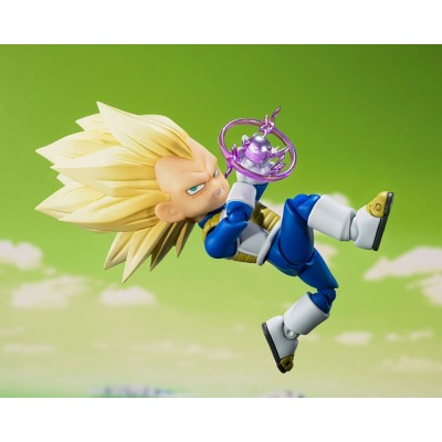 DRAGON BALL - Super Saiyan Level 3 Vegeta (mini) Daima S.H.Figuarts Bandai Action Figure 8 cm