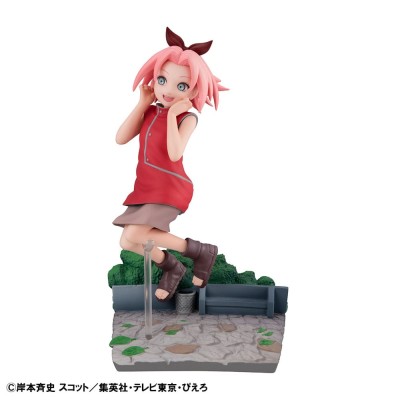 NARUTO SHIPPUDEN - Sakura Haruno GO! (with gift) G.E.M. Series Megahouse PVC Figure 15 cm