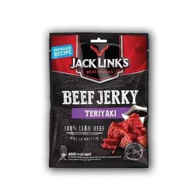 Jack Link's beef jerky - carne di manzo essiccata al gusto teriyaki