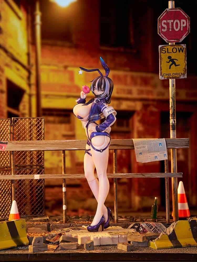 ORIGINAL CHARACTER - Bunny Cops_02 Illustration by CheLA77 1/6 Luminous Box PVC Figure 30 cm