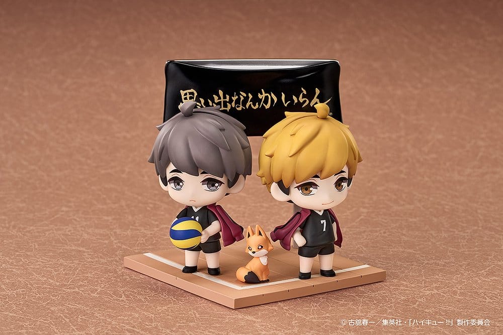 HAIKYU!! - Atsumu Miya & Osamu Miya Qset+ Mini Figures 2-Pack 8 cm