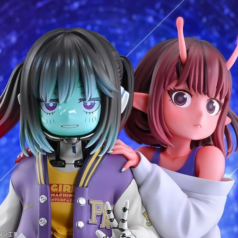 MILKY SUBWAY THE GALACTIC LIMITED EXPRESS - Chiharu & Makina 2-Pack PVC Figures 18 cm