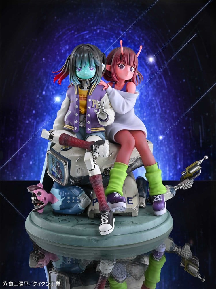MILKY SUBWAY THE GALACTIC LIMITED EXPRESS - Chiharu & Makina 2-Pack PVC Figures 18 cm