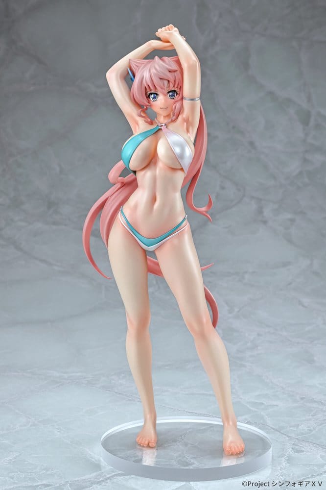 SENKI ZESSHOU SYMPHOGEAR XV - Maria Cadenzavna Eve Bikini Style Gloss ver. 1/7 Q-Six PVC Figure 27 cm