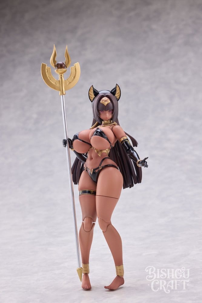 ORIGINAL CHARACTER - Egyptian Goddess Bastet Isekai Emaki Action Figure 1/12 Bishoucraft PVC Figure 18 cm