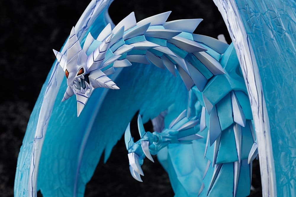 YU-GI-OH! CARD GAME - Brionac, Dragon of the Ice Barrier Monster Figure Collection Amakuni PVC Figure 26 cm