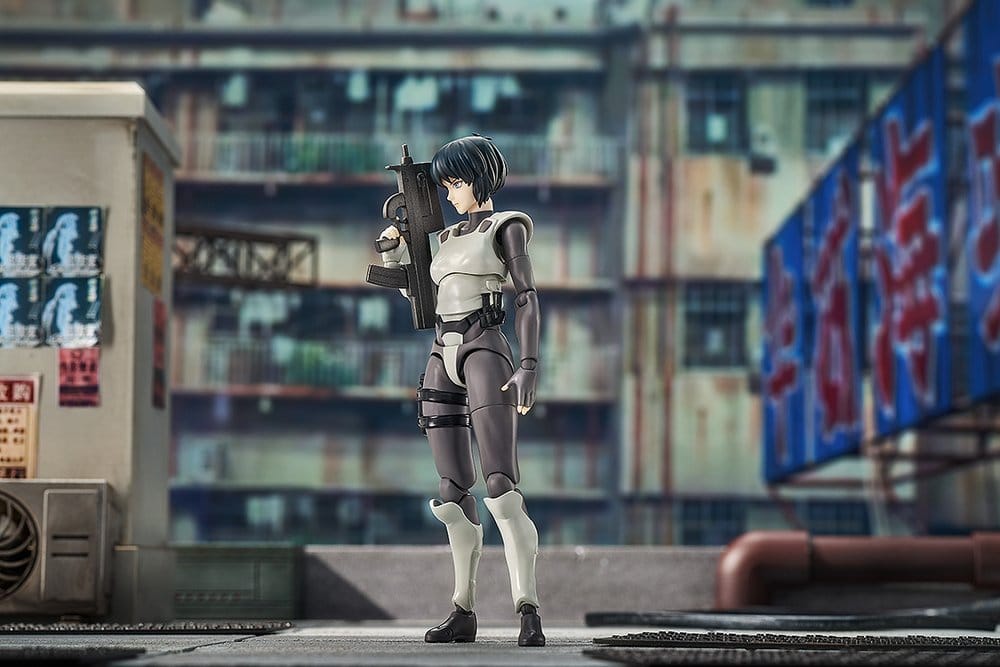 GHOST IN THE SHELL (1995) - Motoko Kusanagi (Simple Armored Suit Ver.) Hyper Body Action Figure PVC Figure 15 cm