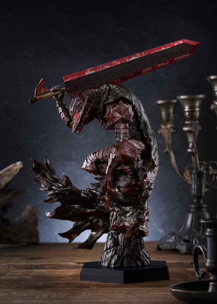 BERSERK - Guts (Berserker Armor) Bloody Paint Ver. L Size Pop Up Parade PVC Figure 28 cm