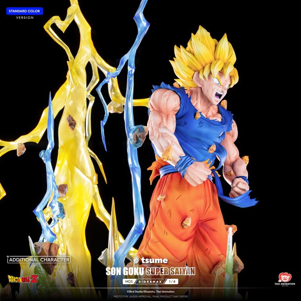 DRAGON BALL Z - Son Goku Super Saiyan HQS Dioramax 1/4 Tsume Figure 51 cm